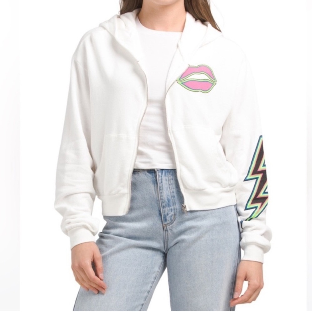 Lauren Moshi neon hoodie